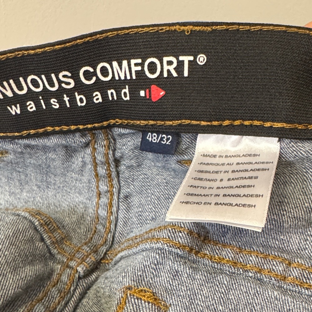 Men’s Denim Jeans Dark Wash Continuous Comfort Stretch Multiple Sizes - Picture 7 of 8